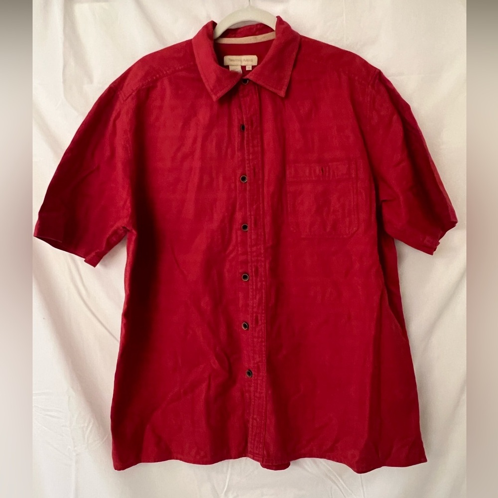 The Territory Ahead Bold Red Button Down Shirt